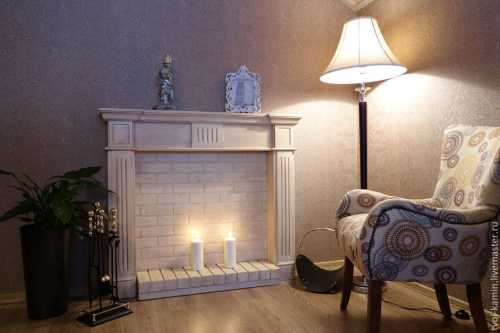 Фальш камин в интерьере