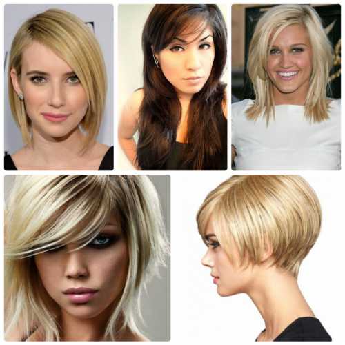 Можно сделать мягкие контуры или же сделать прическу более геометричной