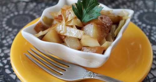 Рецепты рагу с картошкой и капустой  мультиварке,