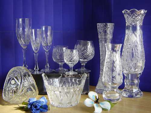 Как ухаживать за посудой и изделиями из хрусталя