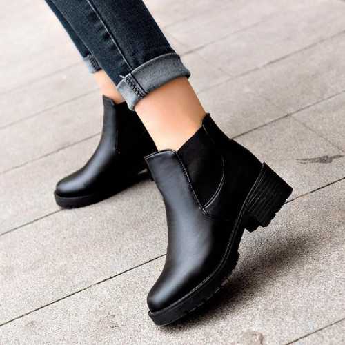 Женские ботильоны без каблука