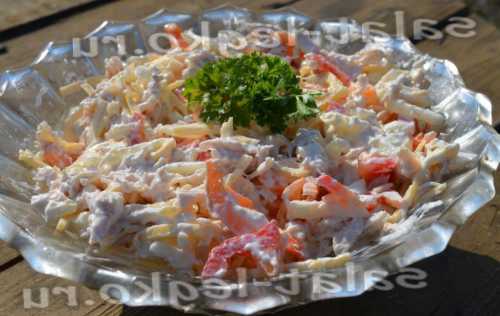 Салат с куриной грудкой Рецепт