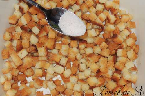 Рецепты сухариков в домашних условиях, соленых, с