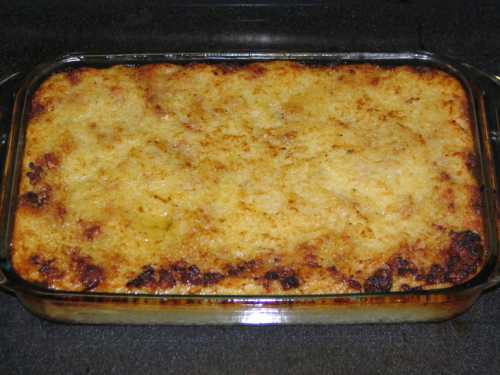 Картофельная бабка в духовке