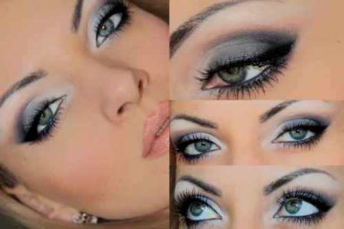 Возьмите черный мягкий карандаш и проведите две четкие линии по слизистой части верхнего и нижнего века