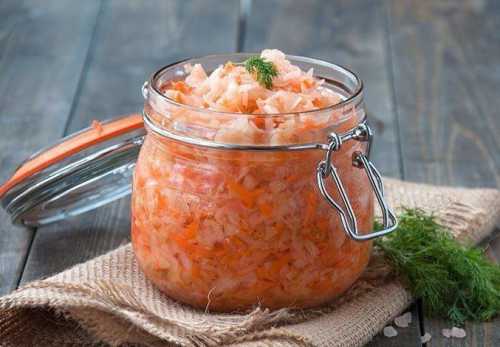 Хрустящая квашеная капуста