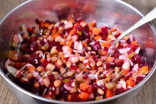 Пошаговый рецепт винегрета классического,