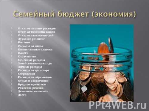 Правильная экономия семейного бюджета