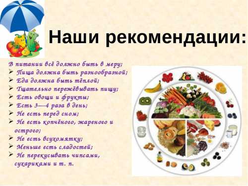 Можно сформулировать основные принципы, которых следует придерживаться, чтобы питание было здоровым и сбалансированным