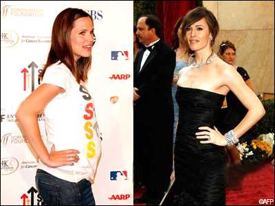 Яркий пример того, что женщина может выглядеть замечательно как во время, так и после беременности