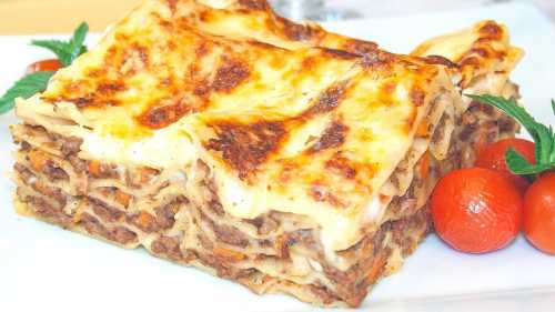 Лазанья в домашних условиях