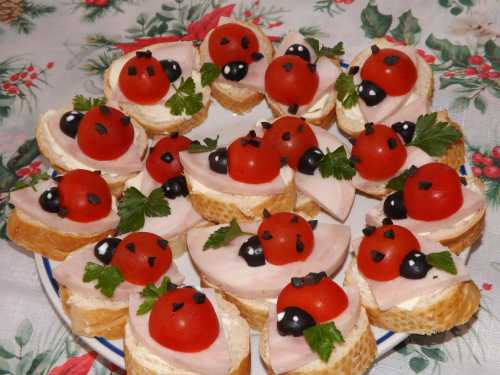 Бутерброды на день рождения