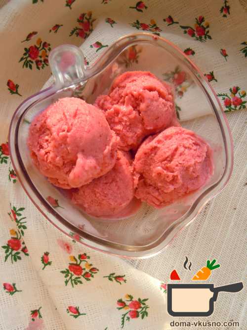 Рецепты домашнего мороженого с клубникой, секреты