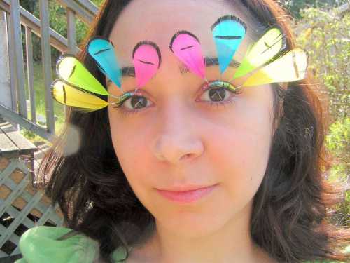 Самые необычные накладные ресницы