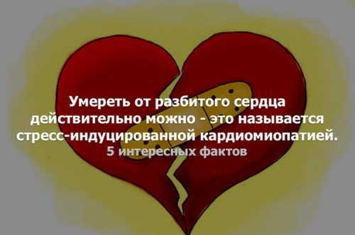 От разбитого сердца можно умереть