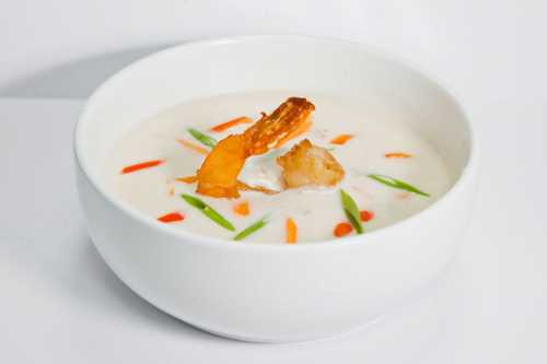 Суп с креветками