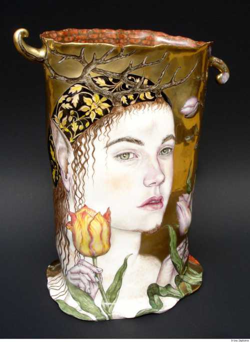 Вазы, чаши из папье