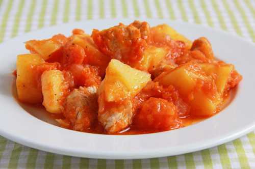 Рагу из тыквы с овощами