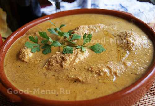 Сациви из курицы по грузински